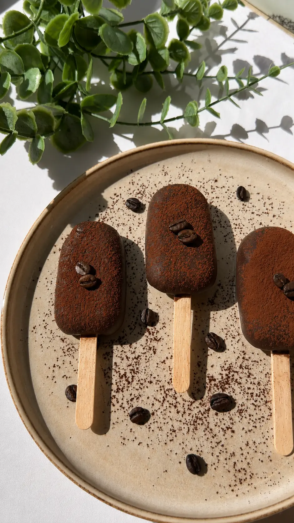 Stecchi gelato al caffè e cacao